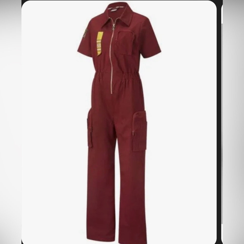 NWT Puma Tye Jumpsuit Intense red